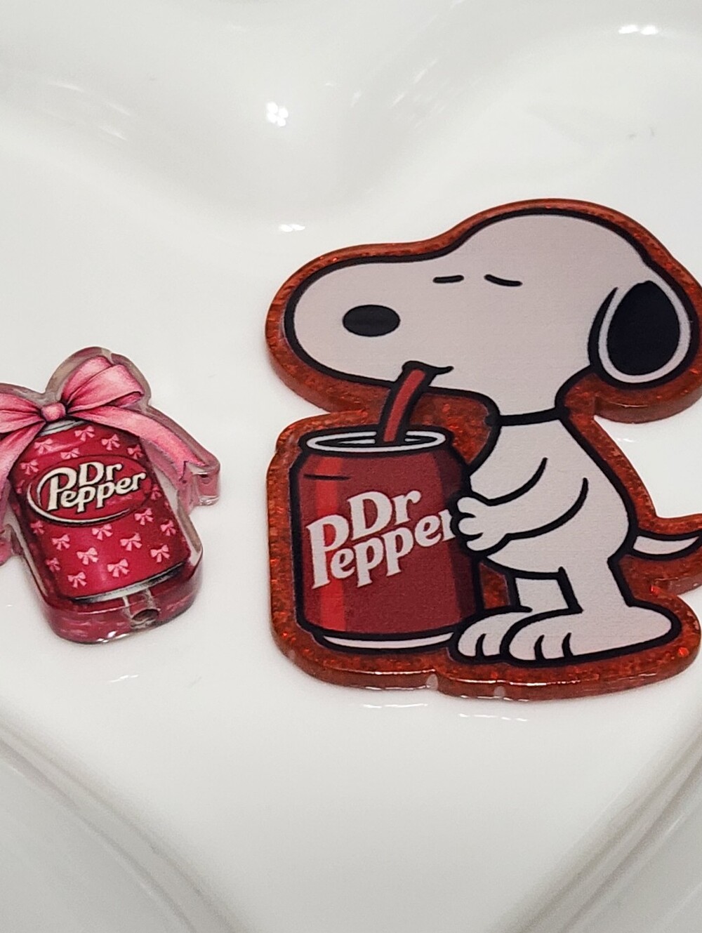 Pop Dr Dog Flatback Focal Bead Badge Keychain Crafts Beaded Pen Magnet Bag Clip